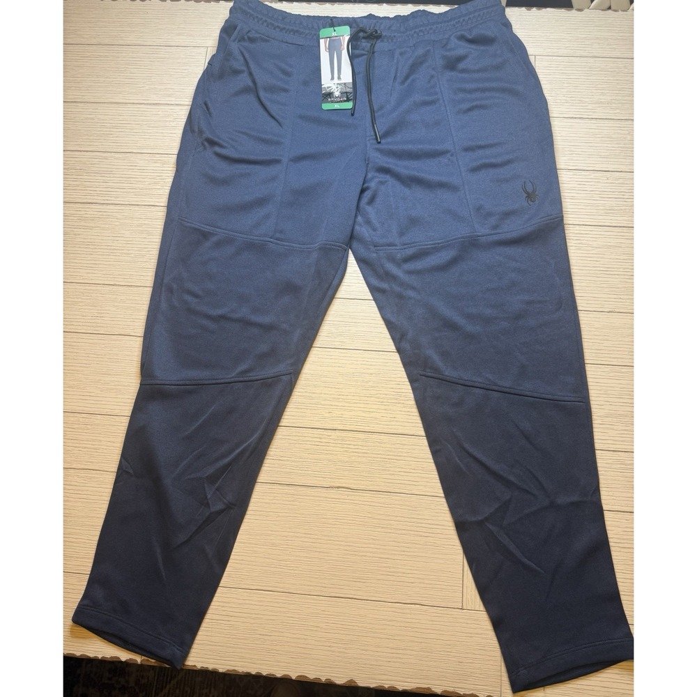 NWT Spyder Men's Blue Active Pro Web Performance Jogger W/ Pockets. Sz XL